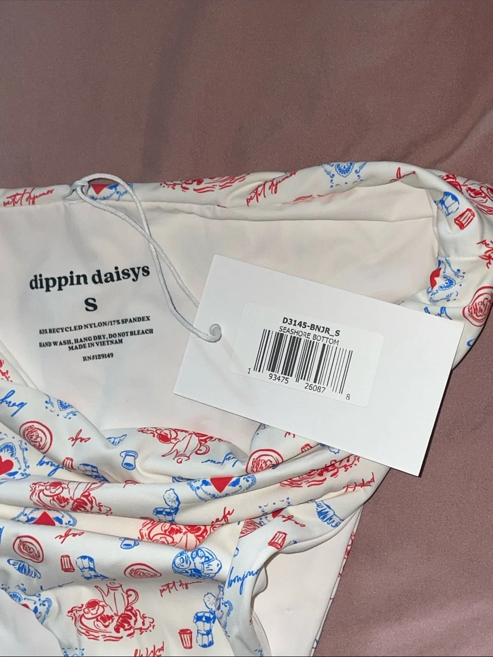 dippin daisy's NEW Seashore Bikini Bottom Size S - Picture 5 of 5